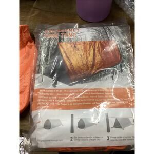 Emergency Tube Tent Orange